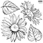 IOD Decor Stamp - Sunflowers