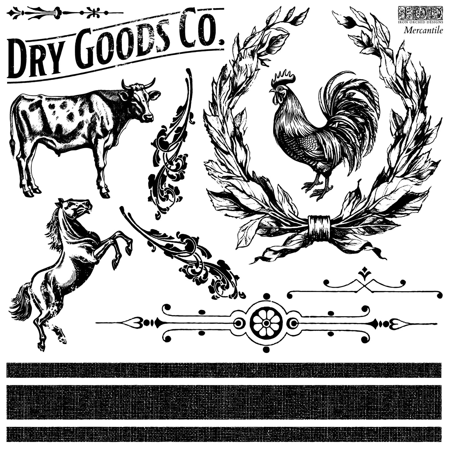 IOD Decor Stamp - Mercantile