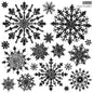 IOD Decor Stamp - Vintage Snowflakes