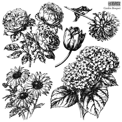 IOD Decor Stamp - Garden Bouquet