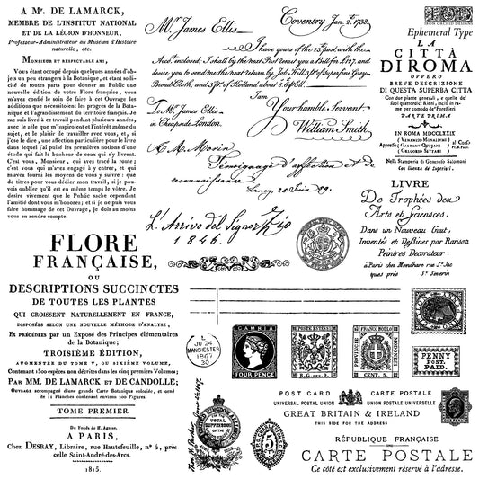 IOD - Decor Stamp Ephemeral Type
