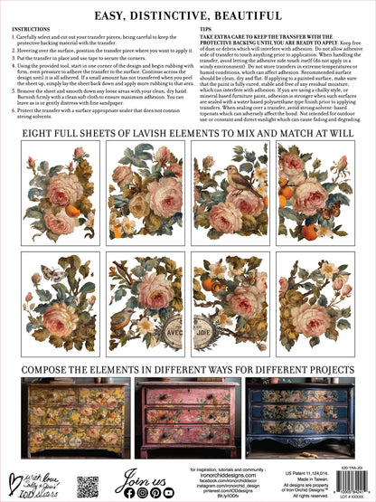 IOD Transfer - Joie des Roses