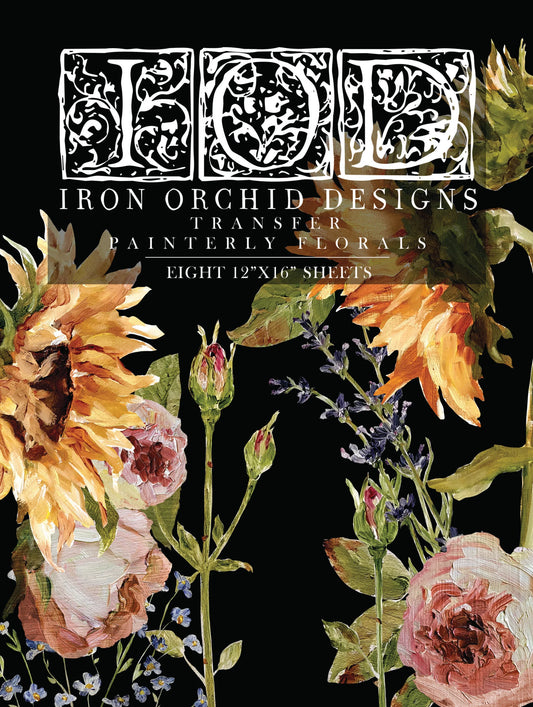 IOD Transfer - Painterly Florals