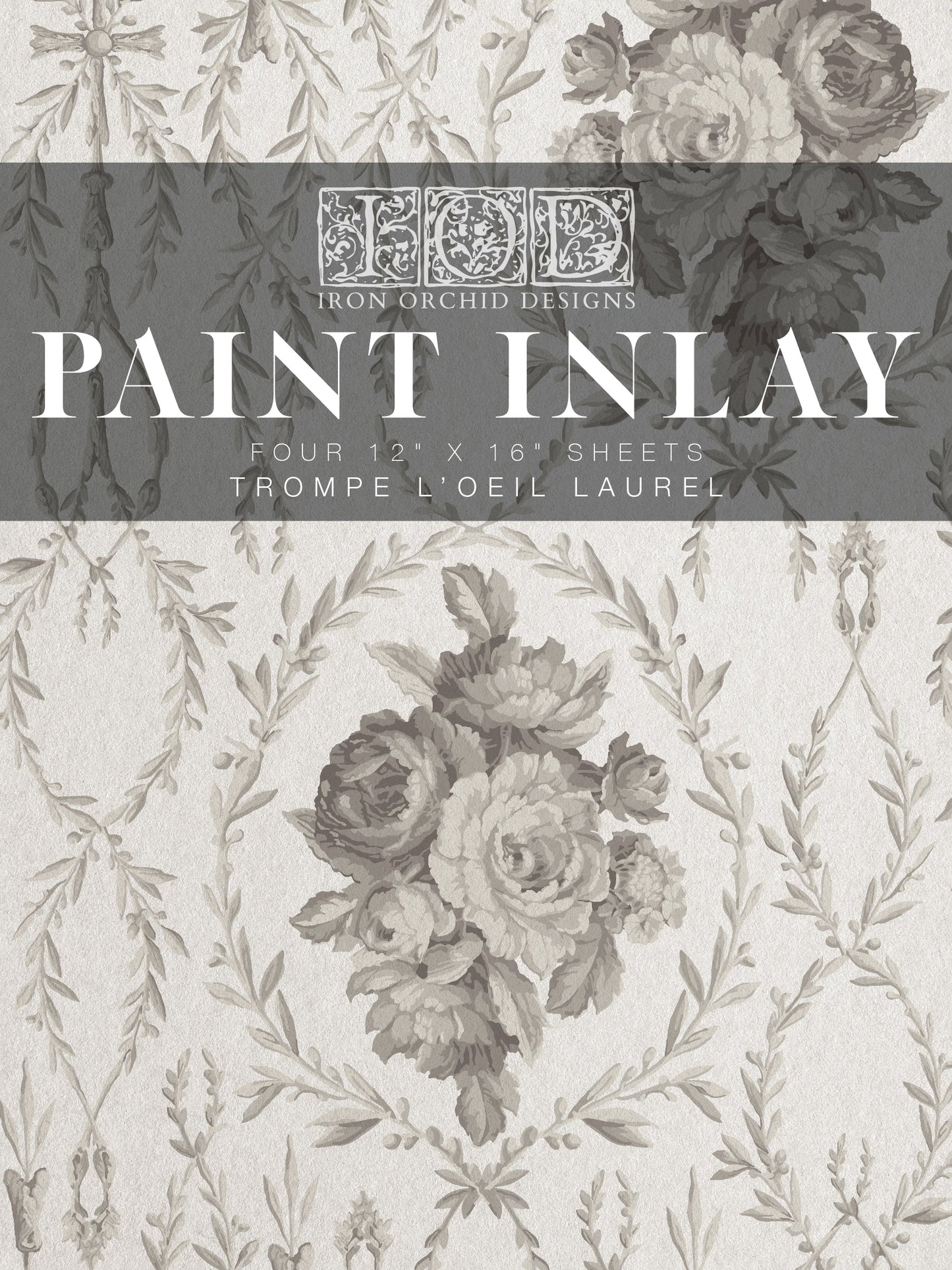 IOD Paint Inlay - Trompe L’oeil Laurel