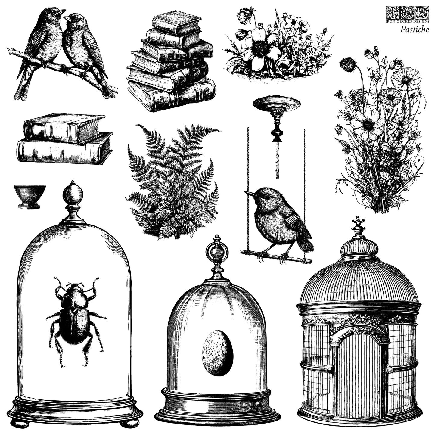 IOD Decor Stamp - Pastiche