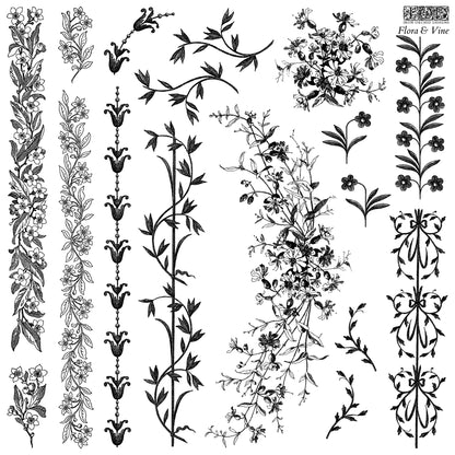 IOD Decor Stamp - Flora & Vine