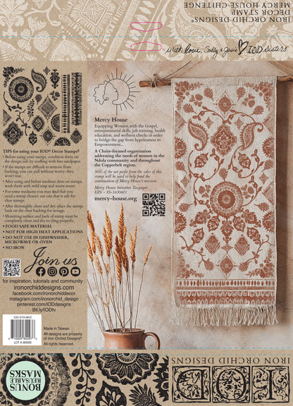 IOD Decor Stamp - Mercy House Chitenge