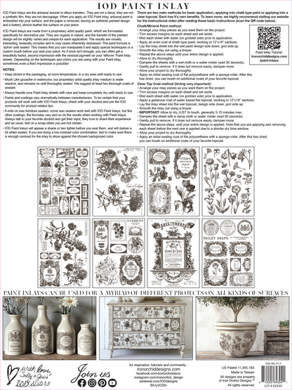 IOD Paint Inlay - Floriography