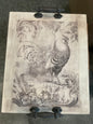 Timber & Grace - Rustic Rooster Tray