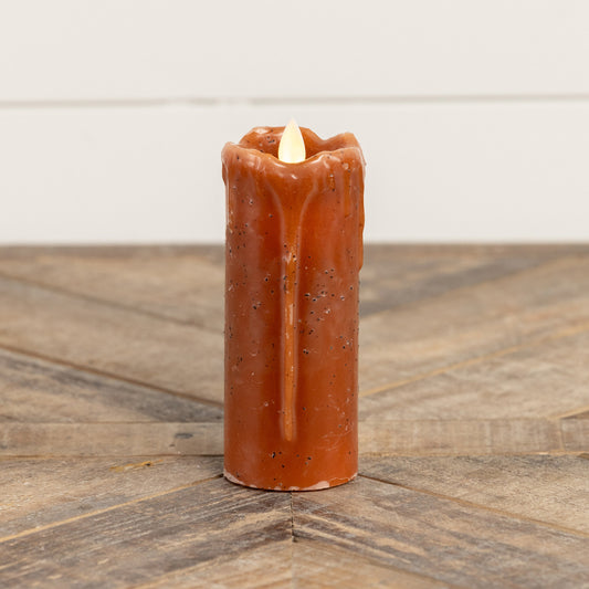 Ragon House - 2”x 5” Moving Flame Bronze Pillar Candle