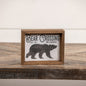 Ragon House - Bear Crossing Tabletop Sign
