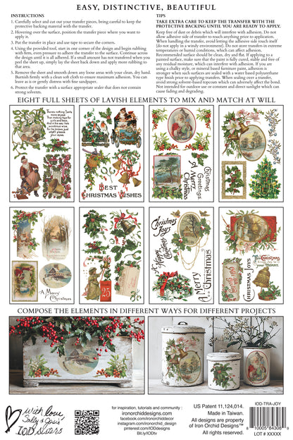 IOD Transfer - Christmas Joy