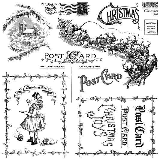 IOD Decor Stamp - Christmas Post