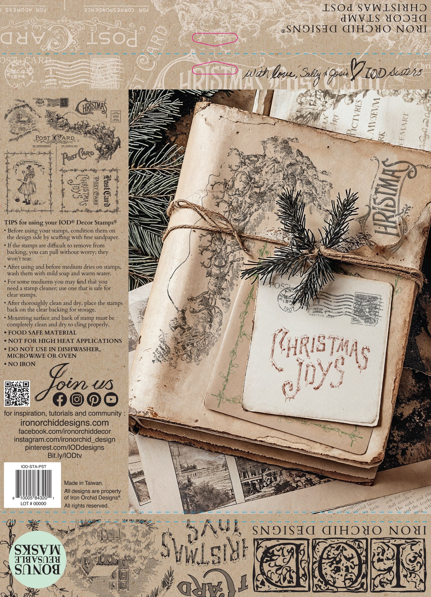 IOD Decor Stamp - Christmas Post