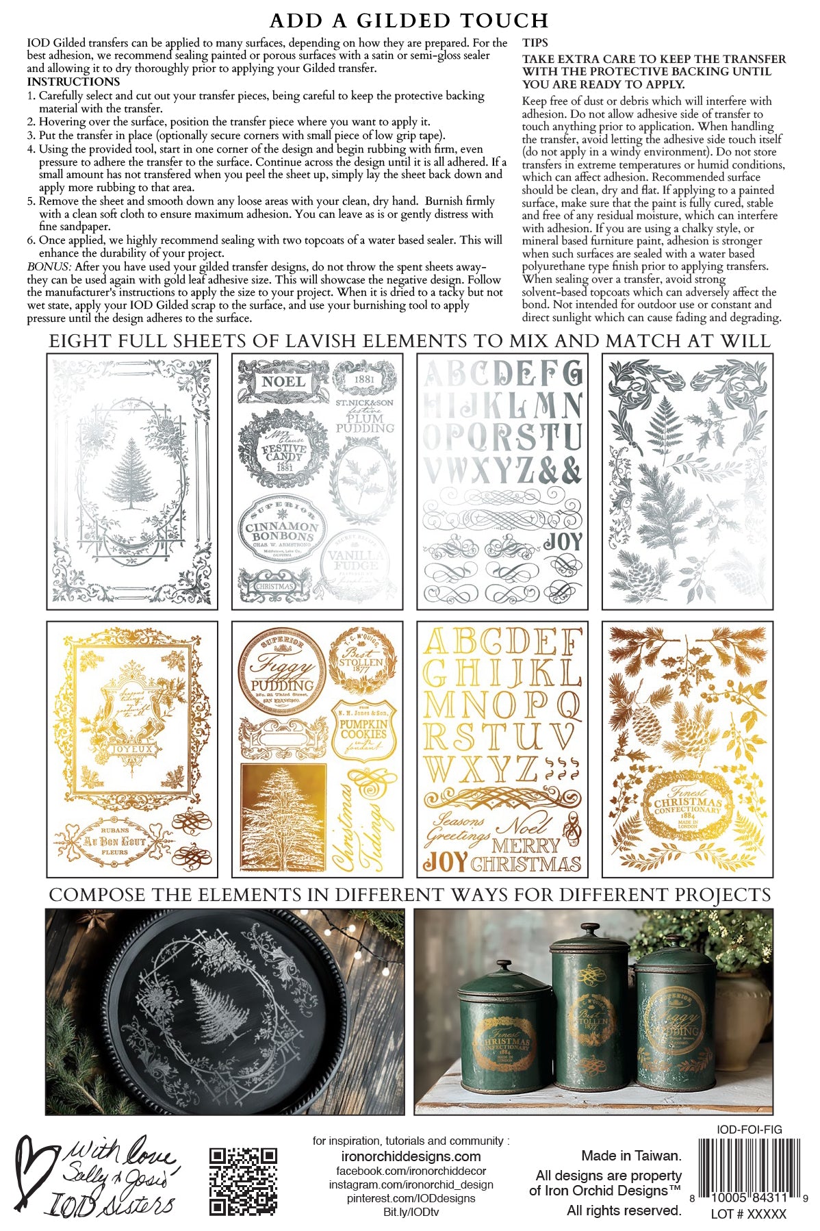 IOD  Foil Transfer - Figgy & Flourish