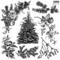 IOD Decor Stamp - Holly & Pine