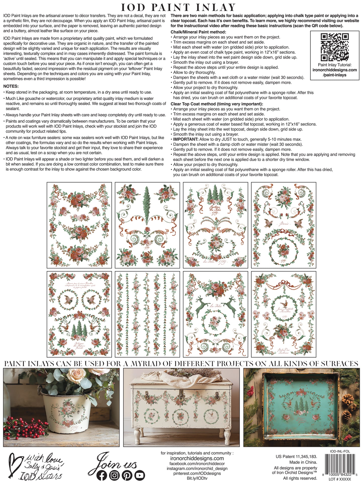 IOD Paint Inlay - La Folie