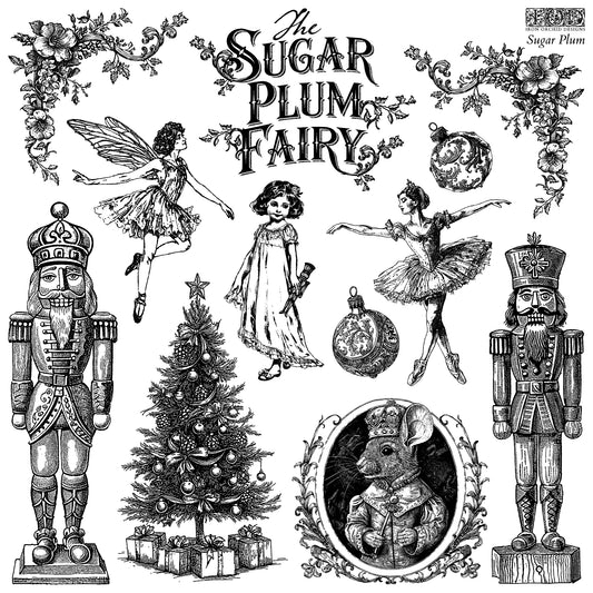 IOD Decor Stamp - Sugar Plum