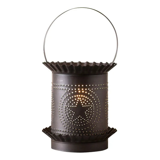 Irvin’s Tinware - Kettle Black Jumbo Wax Warmer With Star