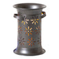 Irvin’s Tinware - Starburst Wax Warmer in Smokey Black