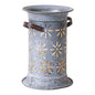 Irvin’s Tinware - Starburst Wax Warmer in Weathered Zinc