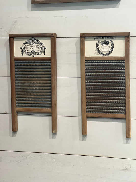 Timber & Grace - Washboard Wall Decor