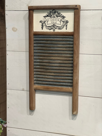 Timber & Grace - Washboard Wall Decor