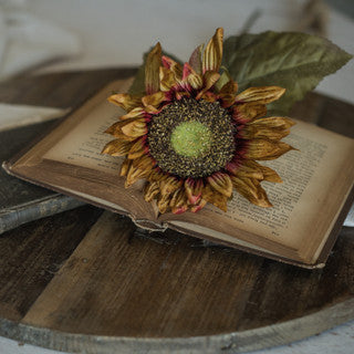 Ragon House - Red and Brown Sunflower Stem