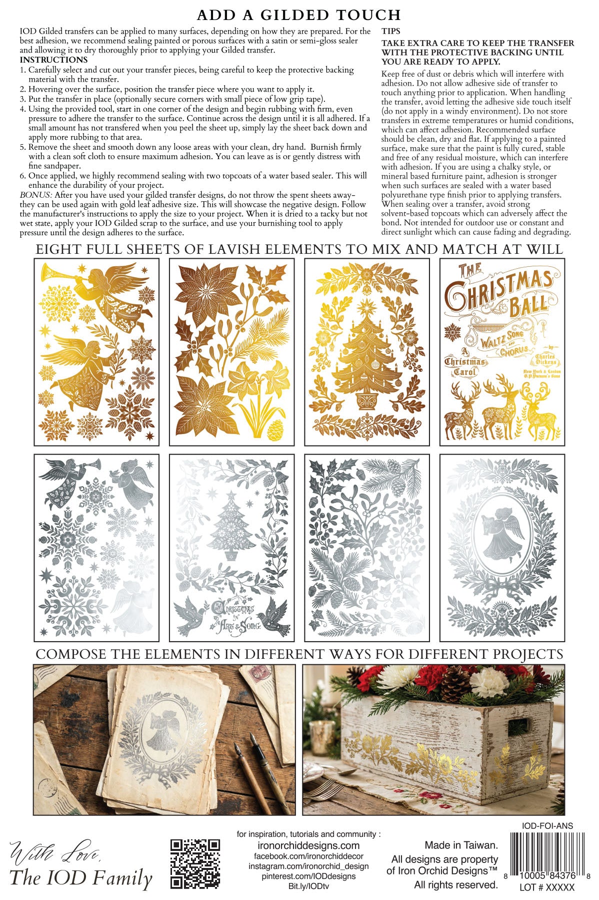 IOD  Foil Transfer - Angels Sing