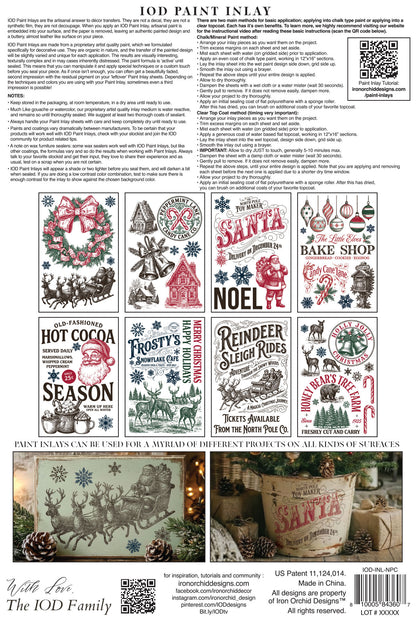 IOD Paint Inlay - The North Pole