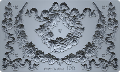 IOD Mould - Wreath & Swags