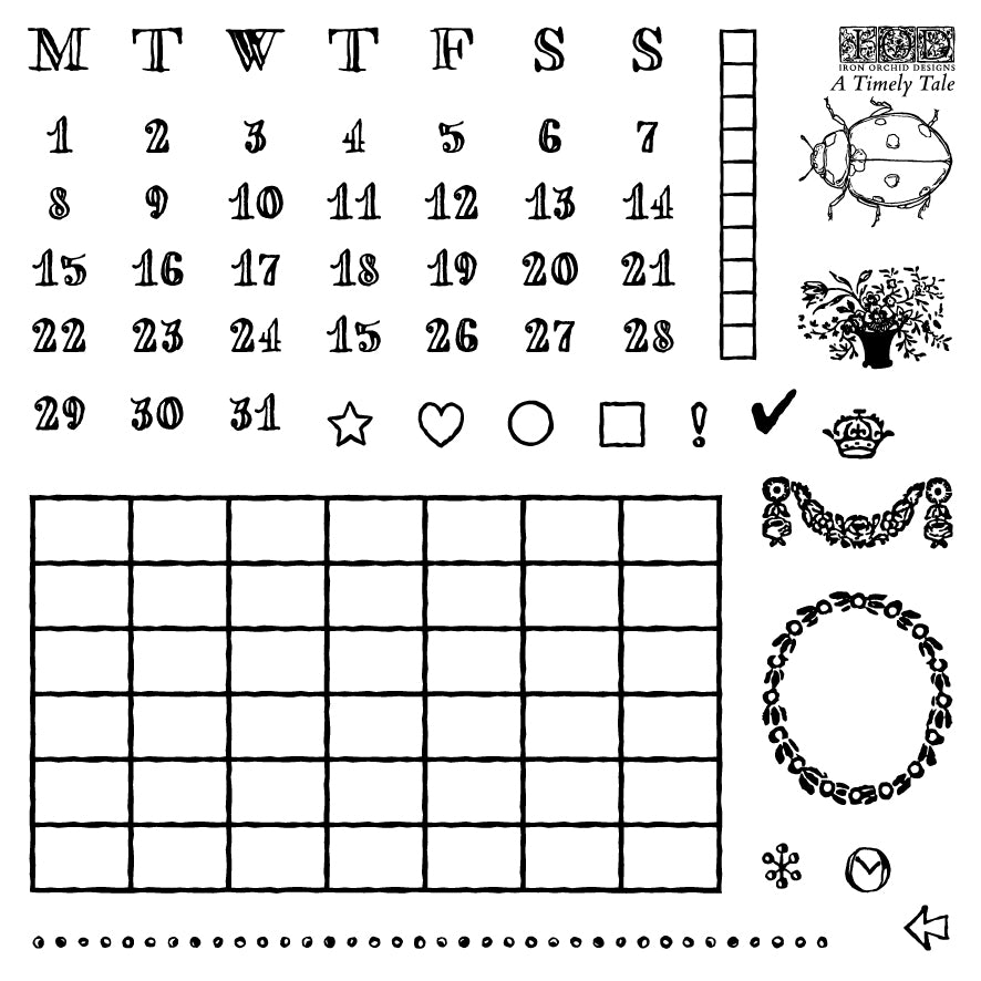 IOD Decor Stamp - A Timely Tale