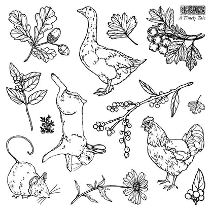 IOD Decor Stamp - A Timely Tale