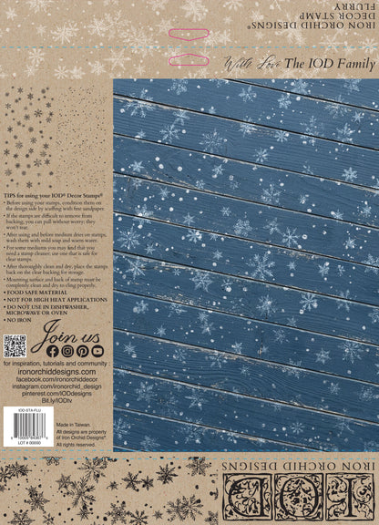 IOD Decor Stamp - Flurry