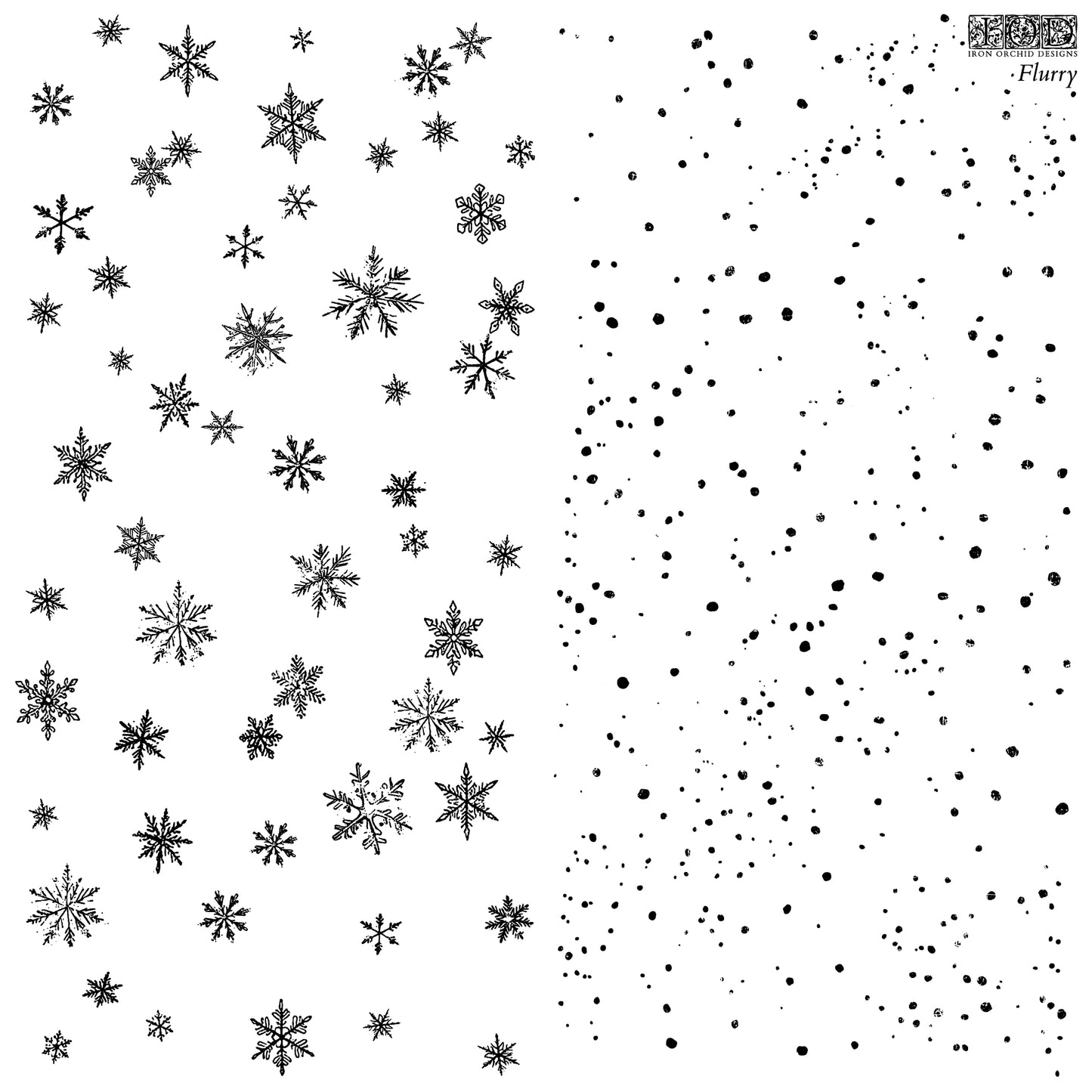 IOD Decor Stamp - Flurry