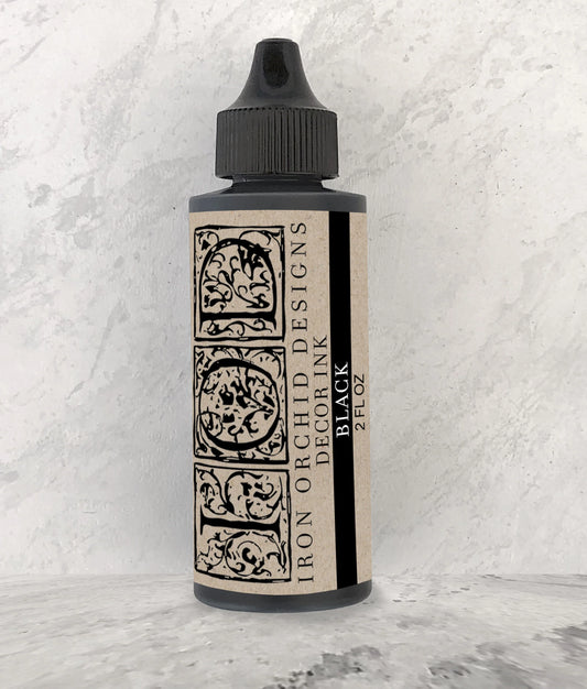 Iron Orchid Designs black Ink refill. 2oz. 