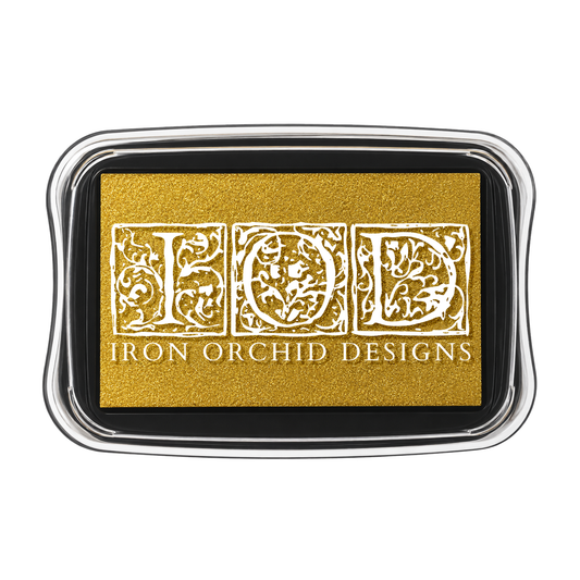 Gold metallic ink pad by IOD.