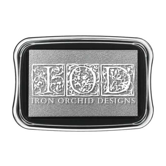 Silver metallic ink pad by IOD.
