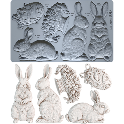 IOD Mould - Les Lapins