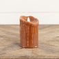 Ragon House realistic bronze colored moving flame timer pillar candle. Fall decor. 