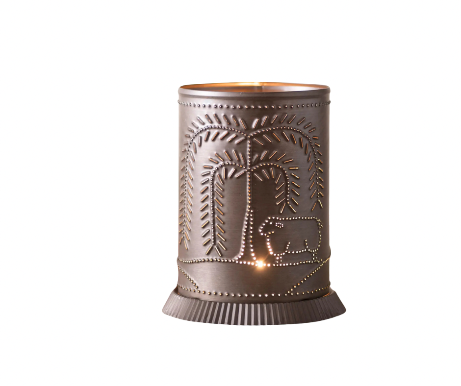 Irvin’s Tinware - Willow and Sheep Candle Warmer