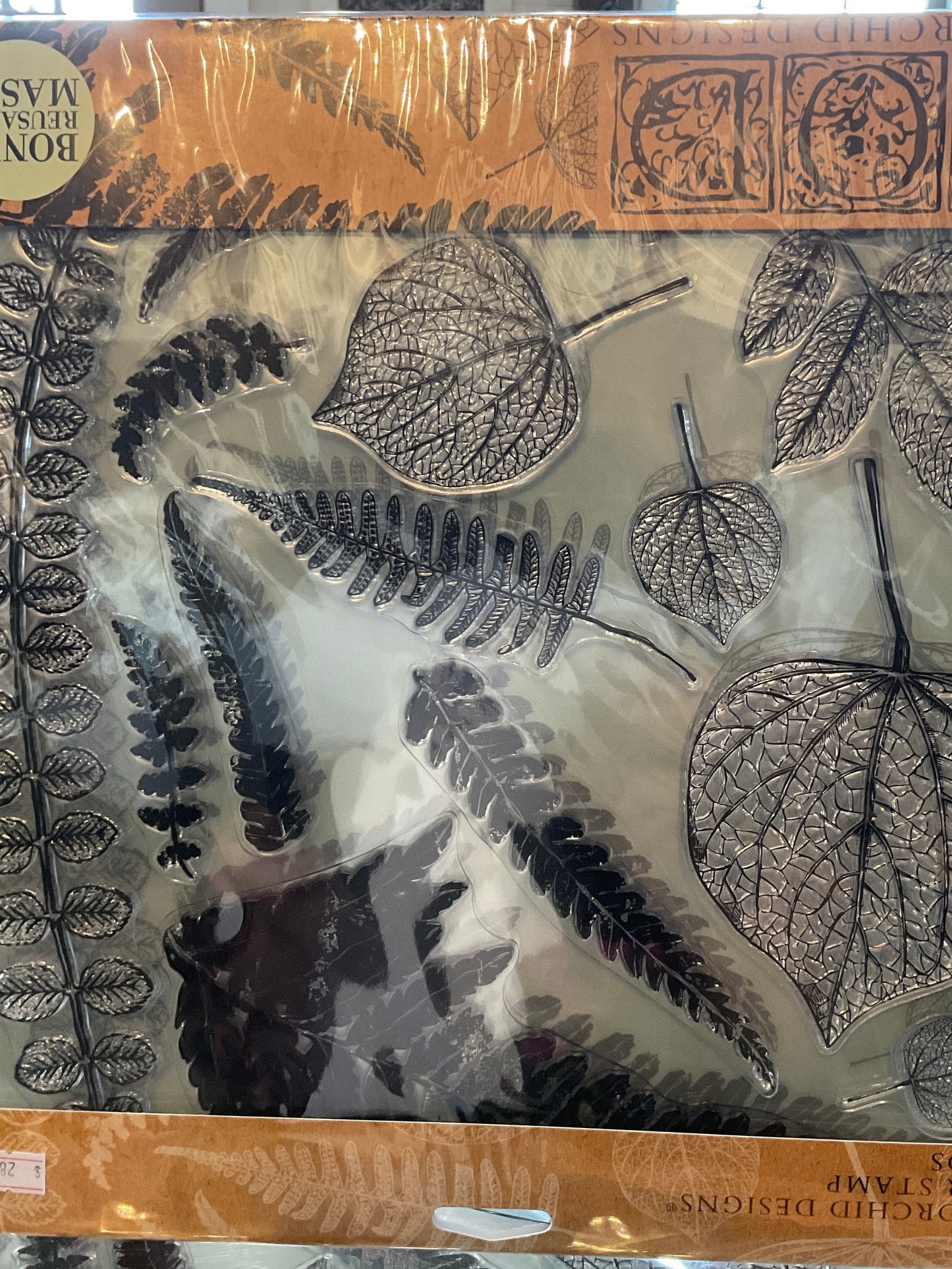 IOD Decor Stamp - Fronds