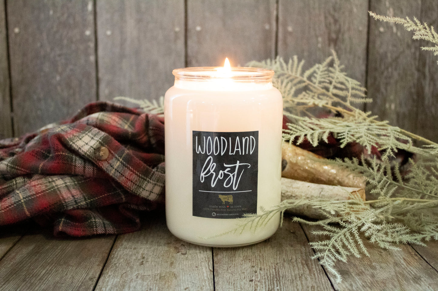 Milkhouse Candle Company - Farmhouse Mason Jar - Woodland Frost